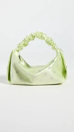 Alexander Wang Scrunchie Logo Embellished Mini Bag