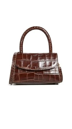 BY FAR Mini Nutella Croco Top Handle Bag -Jacquemus Shop byfar30150149e5 q6 2 0. UX357 QL90