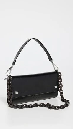 GANNI Banner Envelope Chain Wallet