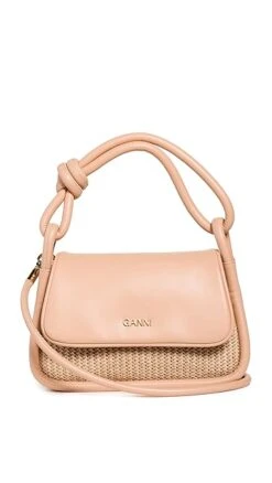 GANNI Knot Flap Over Raffia Bag -Jacquemus Shop ganni318771a71d 1683825204950 2 0. UX357 QL90