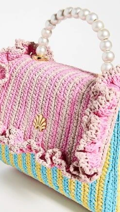 Lele Sadoughi Raffia Ruffle Tabitha Top Handle Handbag -Jacquemus Shop leles307441f425 1680025214836 2 0. UX357 QL90