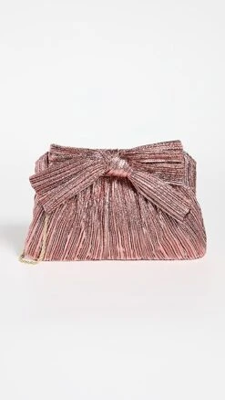 Loeffler Randall Rayne Pleated Frame Clutch With Bow