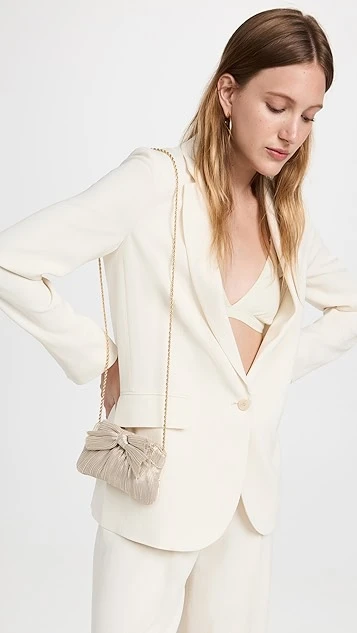 Loeffler Randall Rochelle Pleated Metallic Clutch 4 Loeffler Randall Rochelle Pleated Metallic Clutch - Image 2