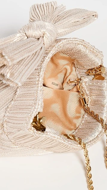 Loeffler Randall Rochelle Pleated Metallic Clutch 7 Loeffler Randall Rochelle Pleated Metallic Clutch - Image 5