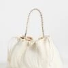 Loeffler Randall Layne Pleated Handheld Clutch With Rhinestone Strap