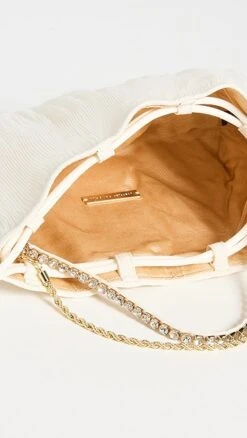 Loeffler Randall Layne Pleated Handheld Clutch With Rhinestone Strap -Jacquemus Shop loeff4209411338 1677608201066 2 0. UX357 QL90