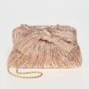 Loeffler Randall Rochelle Mini Pleated Frame Clutch With Bow