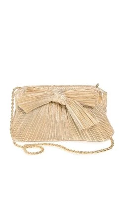 Loeffler Randall Rochelle Pleated Frame Clutch W/ Bow -Jacquemus Shop loeff4210711739 1678148221474 2 0. UX357 QL90