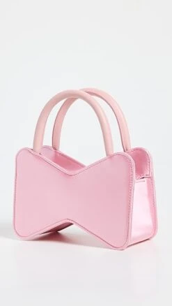 MACH & MACH Bow Shape Crystallized Pink Satin Mini Handbag -Jacquemus Shop macma300721a561 1672875732910 2 0. UX357 QL90