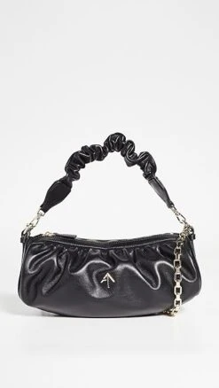 MANU Atelier Ruched Cylinder Chain XX Bag