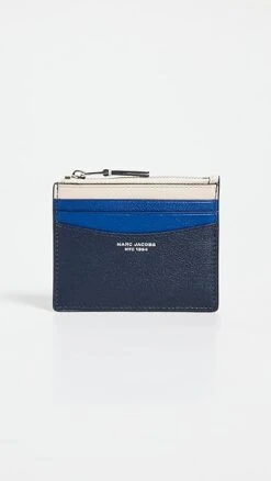 Marc Jacobs The Slim 84 Colorblock Zip Card Case