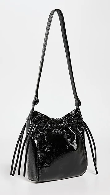 Proenza Schouler Crinkled Patent Drawstring Pouch 5 Proenza Schouler Crinkled Patent Drawstring Pouch - Image 3
