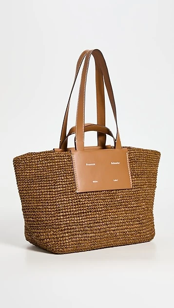 Proenza Schouler White Label Large Morris Rafia Tote 3 Proenza Schouler White Label Large Morris Rafia Tote