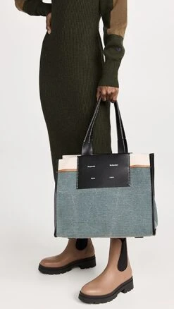 Proenza Schouler White Label XL Morris Canvas Tote -Jacquemus Shop pswll302961a569 1668718884755 2 0. UX357 QL90