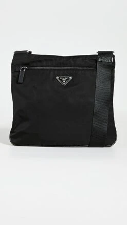 Shopbop Archive Prada Flat Zip Pocket Gusset Messenger,