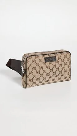 Shopbop Archive Gucci Zip Top Belt Bag, Gg Canvas