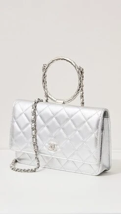 Shopbop Archive Chanel Circular Handle Wallet On Chain, Lamb Quilted