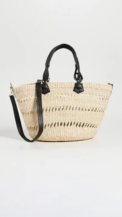 Sensi Studio Open Weave Beach Basket