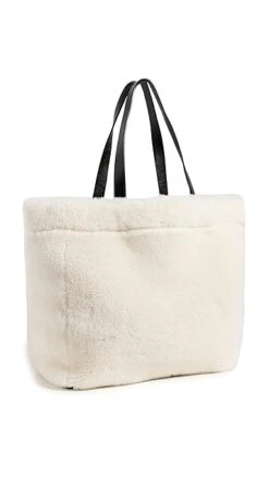 STAND STUDIO Shopping Faux Shearling Bag Large -Jacquemus Shop stand3013410075 1670618429526 2 0. UX357 QL90