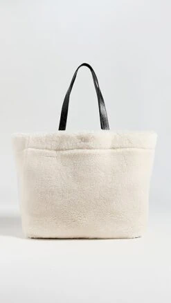 STAND STUDIO Shopping Faux Shearling Bag Large -Jacquemus Shop stand3013410075 1670618429657 2 0. UX357 QL90
