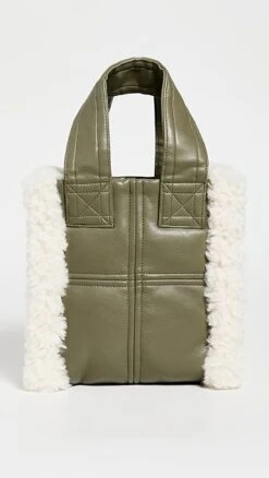 STAND STUDIO Lisetnis Faux Fur Shearling Bag