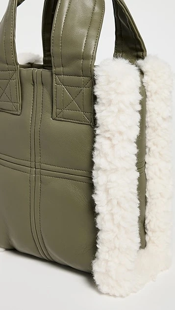 STAND STUDIO Lisetnis Faux Fur Shearling Bag 6 STAND STUDIO Lisetnis Faux Fur Shearling Bag - Image 4