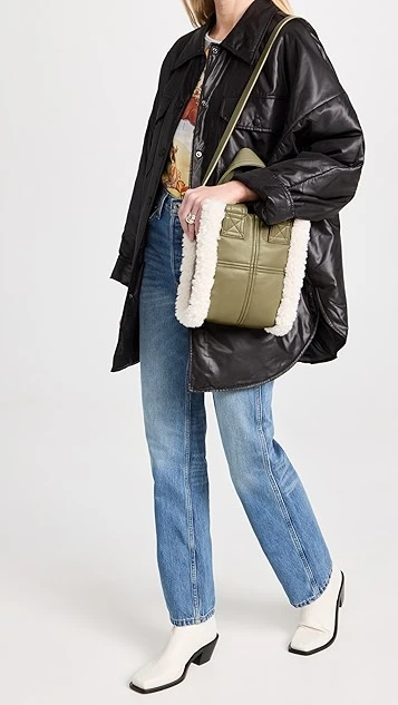 STAND STUDIO Lisetnis Faux Fur Shearling Bag 4 STAND STUDIO Lisetnis Faux Fur Shearling Bag - Image 2