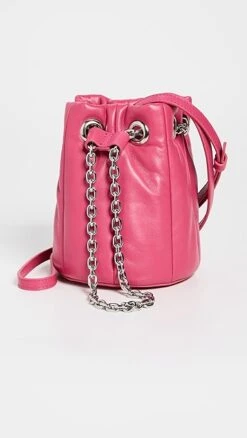 STAND STUDIO Yvette Leather Panel Bag