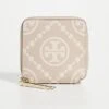 Tory Burch T Monogram Contrast Embossed Bi-Fold Wallet