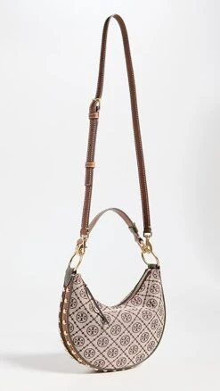 Tory Burch T Monogram Jacquard Studded Mini Crescent Bag -Jacquemus Shop toryb4965510768 1665678200334 2 0. UX357 QL90