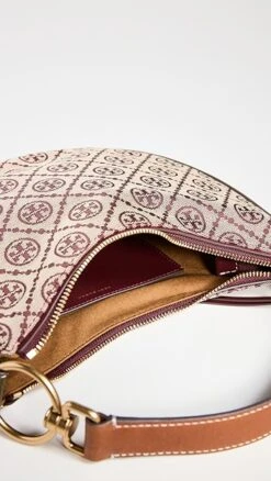 Tory Burch T Monogram Jacquard Studded Mini Crescent Bag -Jacquemus Shop toryb4965510768 1665678200539 2 0. UX357 QL90