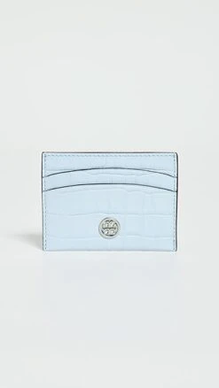 Tory Burch Robinson Embossed Card Case