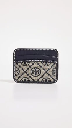 Tory Burch T Monogram Jacquard Card Case
