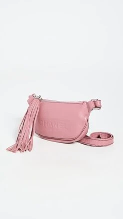 What Goes Around Comes Around Chanel Pink Crossbody Small Bag