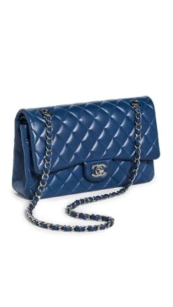 What Goes Around Comes Around Chanel Blue Lambskin 2.55 10" Bag -Jacquemus Shop wgadb36242102c9 1668894526009 2 0. UX357 QL90