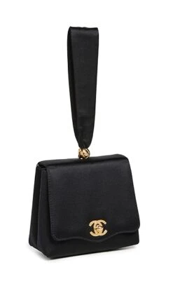 What Goes Around Comes Around Chanel Black Satin Handbag Mini -Jacquemus Shop wgadb363261071b 1670000642625 2 0. UX357 QL90
