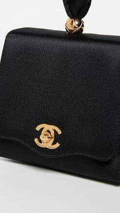 What Goes Around Comes Around Chanel Black Satin Handbag Mini -Jacquemus Shop wgadb363261071b 1670000643381 2 0. UX357 QL90