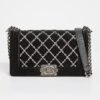 What Goes Around Comes Around Chanel Velvet Boy Medium Bag