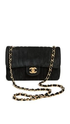 What Goes Around Comes Around Chanel Black Suede Vertical Flap 9" -Jacquemus Shop wgadb365231071c 1675279081249 2 0. UX357 QL90