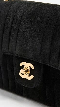 What Goes Around Comes Around Chanel Black Suede Vertical Flap 9" -Jacquemus Shop wgadb365231071c 1675279081519 2 0. UX357 QL90