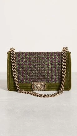 What Goes Around Comes Around Chanel Multi Tweed Boy Medium
