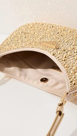 What Goes Around Comes Around Prada Gold Embellished Cleo Bag -Jacquemus Shop wgadb3665411739 1678227165796 2 0. UX357 QL90