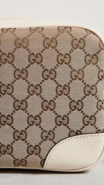 What Goes Around Comes Around Gucci White Canvas Bree Crossbody Bag 5 What Goes Around Comes Around Gucci White Canvas Bree Crossbody Bag - Image 4