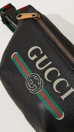 What Goes Around Comes Around Gucci Black Leather Logo Print Belt Bag Small -Jacquemus Shop wgadb368391071b 1681847631391 2 0. UX357 QL90