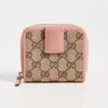 What Goes Around Comes Around Gucci Pink French Zip Around Wallet