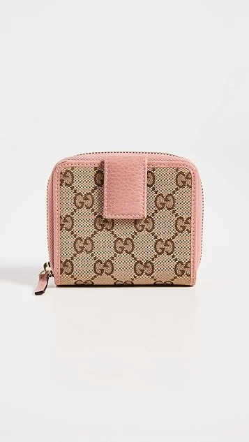 What Goes Around Comes Around Gucci Pink French Zip Around Wallet 3 What Goes Around Comes Around Gucci Pink French Zip Around Wallet