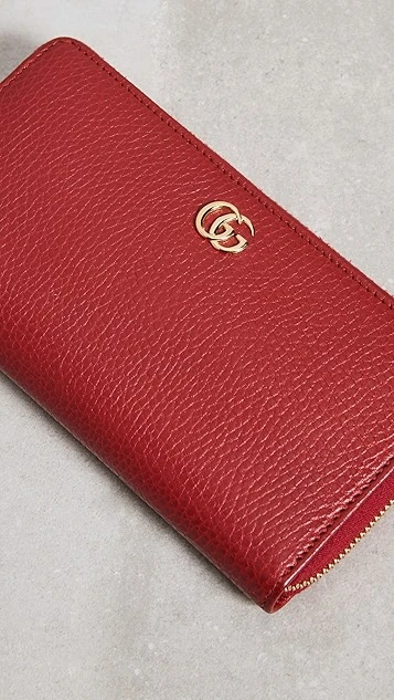 What Goes Around Comes Around Gucci Red Leather Gg Zip-Around Wallet 5 What Goes Around Comes Around Gucci Red Leather Gg Zip-Around Wallet - Image 3
