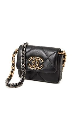 What Goes Around Comes Around Chanel Black Lambskin 19 Flap Belt Bag Mini -Jacquemus Shop wgadb368631071b 1683306138249 2 0. UX357 QL90