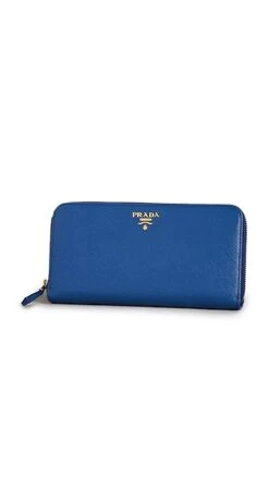 What Goes Around Comes Around Prada Blue Saffiano Zip Around Wallet -Jacquemus Shop wgadb36927102c9 1684252539299 2 0. UX357 QL90