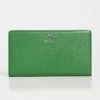 What Goes Around Comes Around Chanel Green Caviar Long Wallet